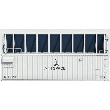 ANTSPACE HD5 container mining unit specifications and safety certifications table