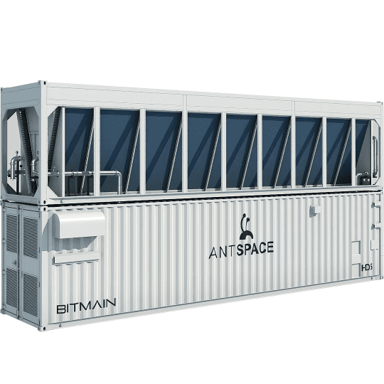 ANTSPACE HD5 container specifications and safety certifications table