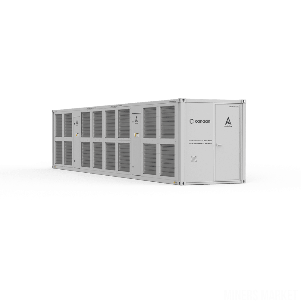 Avalon Air Cooling Mining Box - 20ft - ASIC MINERS