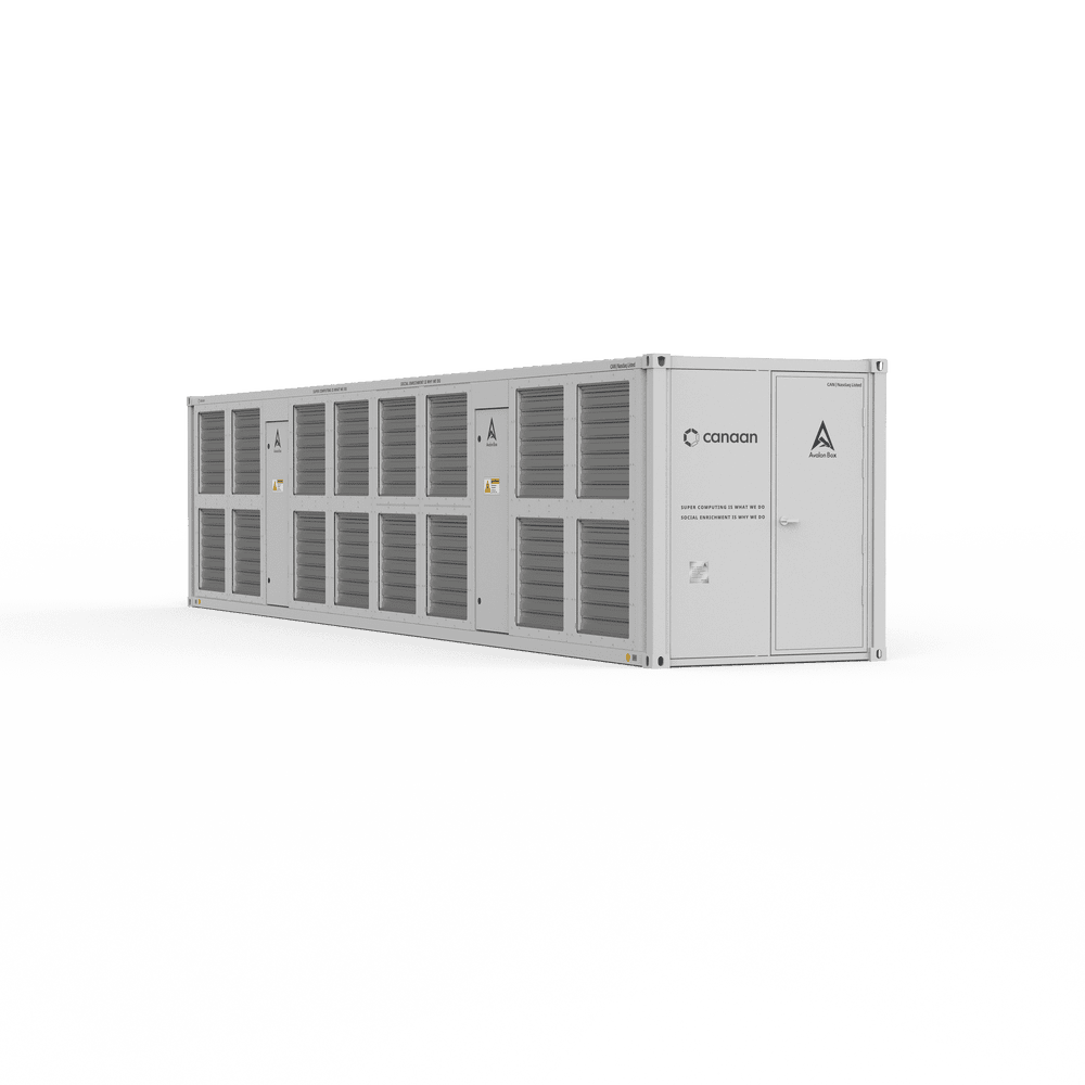 Canaan Avalon Air - cooling Mining Box - 40ft - CE - ASIC MINERS