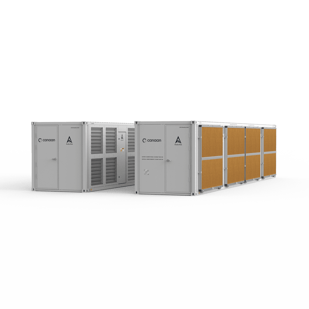 Canaan Avalon Air - cooling Mining Box - 40ft - UL. - ASIC MINERS