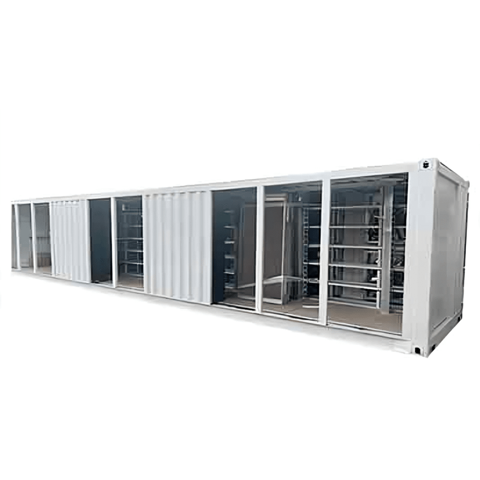 RhyBox 40ft Mining Container 1.2MW.Integrated Power Socket:220V 180A U ...
